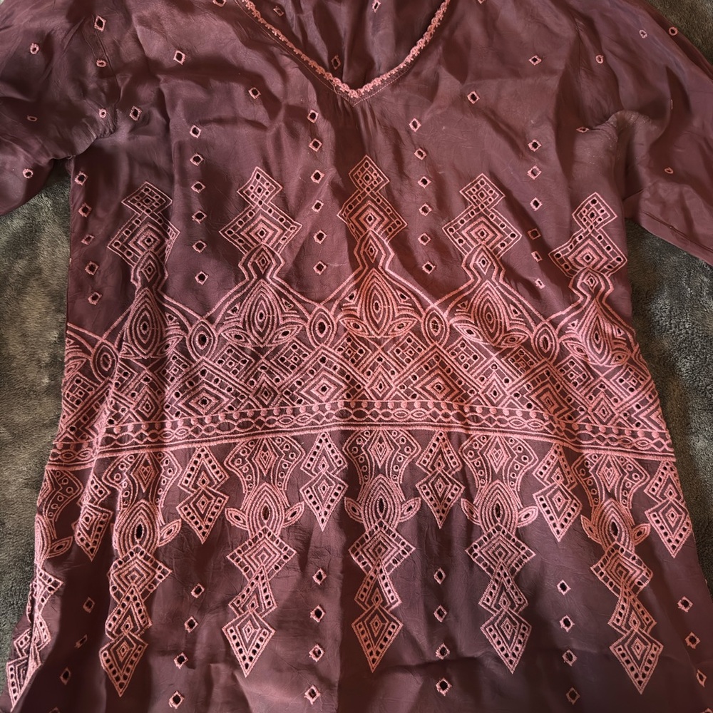 Johnny Was set of 4 Embroidered Blouses